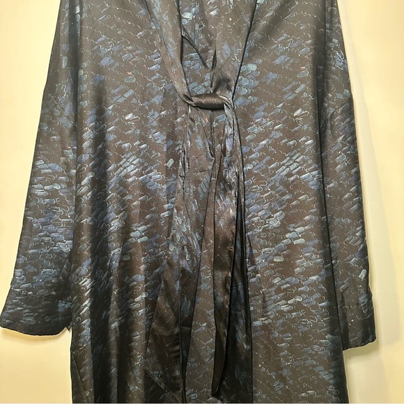 COS X Chris Perani Patterned Art To Wear Scarf Dress Draped Retro Lagenlook 12 - Picture 5 of 15